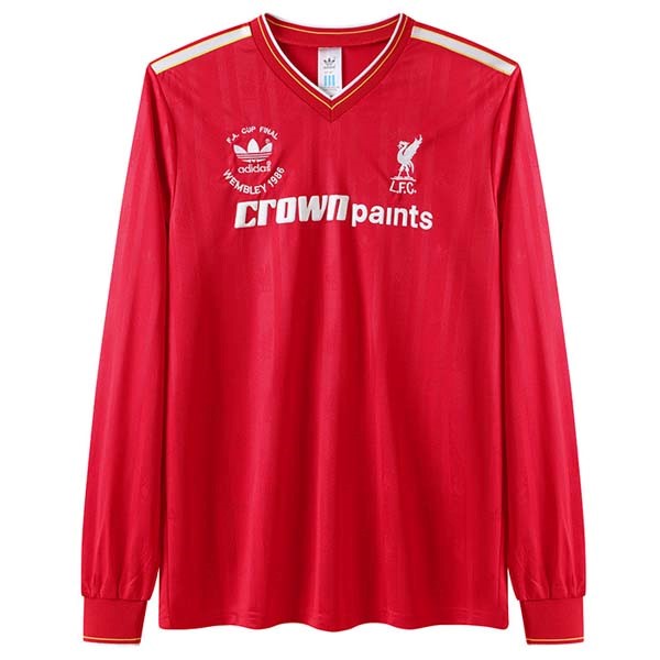 Camiseta Liverpool 1ª ML Retro 1985-86